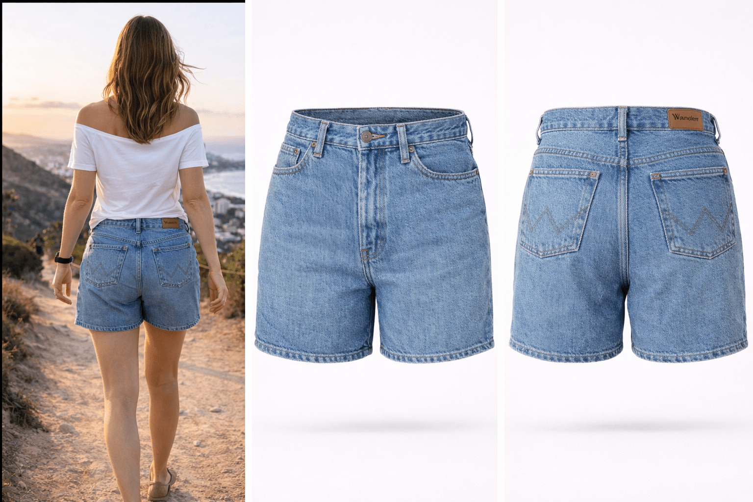 Short Mujer Wrangler / Denim Azul - LaOtraPrenda.cl - Short
