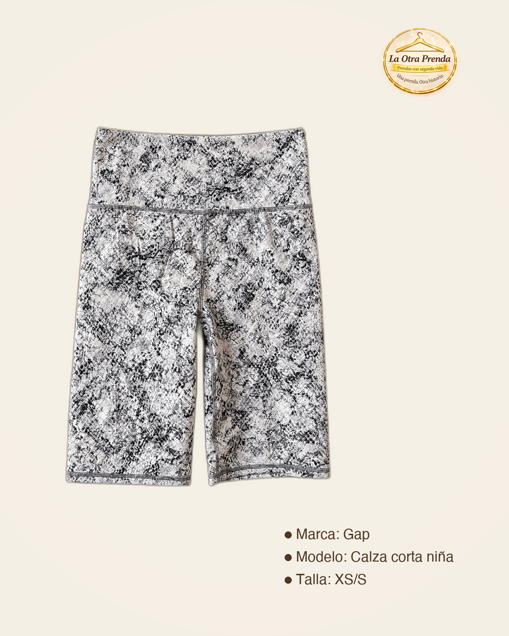 Calza Niña Gap Gris Camuflado